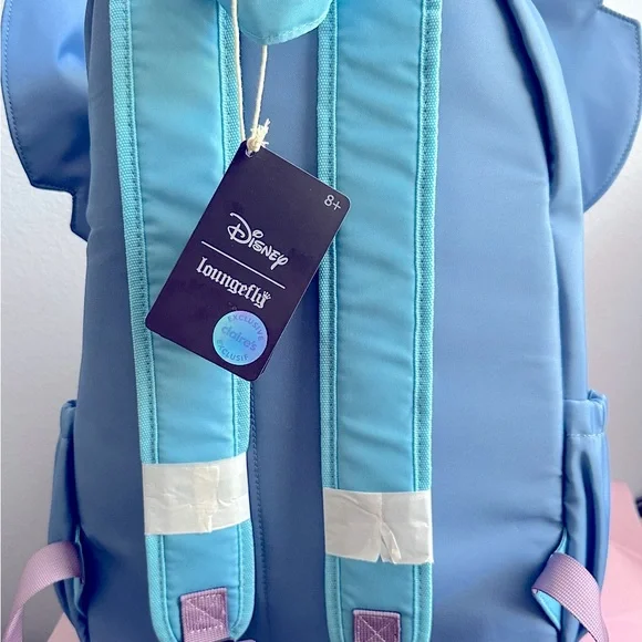 NWT Full-Size Loungefly Disney Stitch Heart Cosplay Backpk Claire’s Exclusive 🫶🩷 - Picture 10 of 14